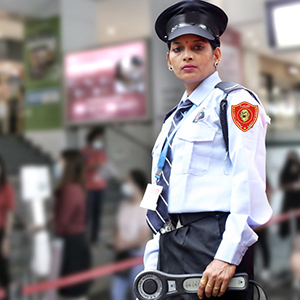Security personnel at duty
