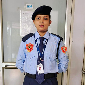 Professional security staff